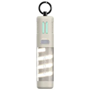 Porodo PowerBeam 5000mAh Power Bank with Built-In Flashlight