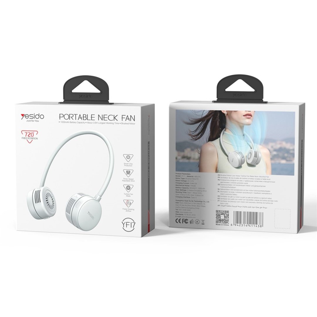 YESIDO-YF17-Portable-Neck-Fan-8