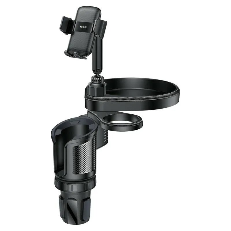 Yesido-C274-4in1-Multifunctional-Car-Cup-Holder-and-Tray-Stand-1