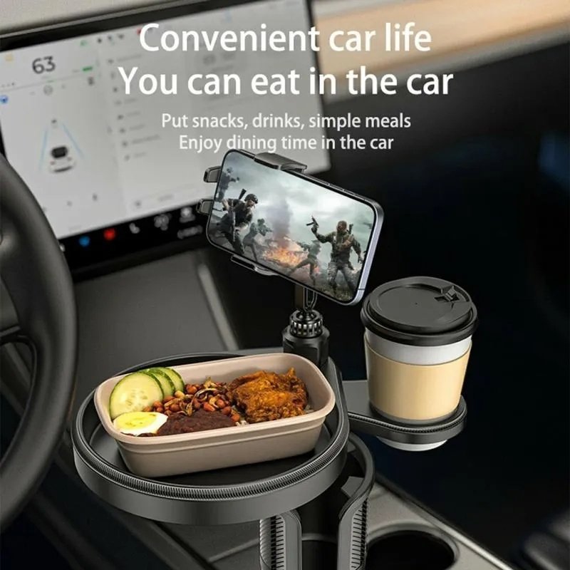 Yesido-C274-4in1-Multifunctional-Car-Cup-Holder-and-Tray-Stand-5-1